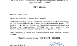 Zertifikat